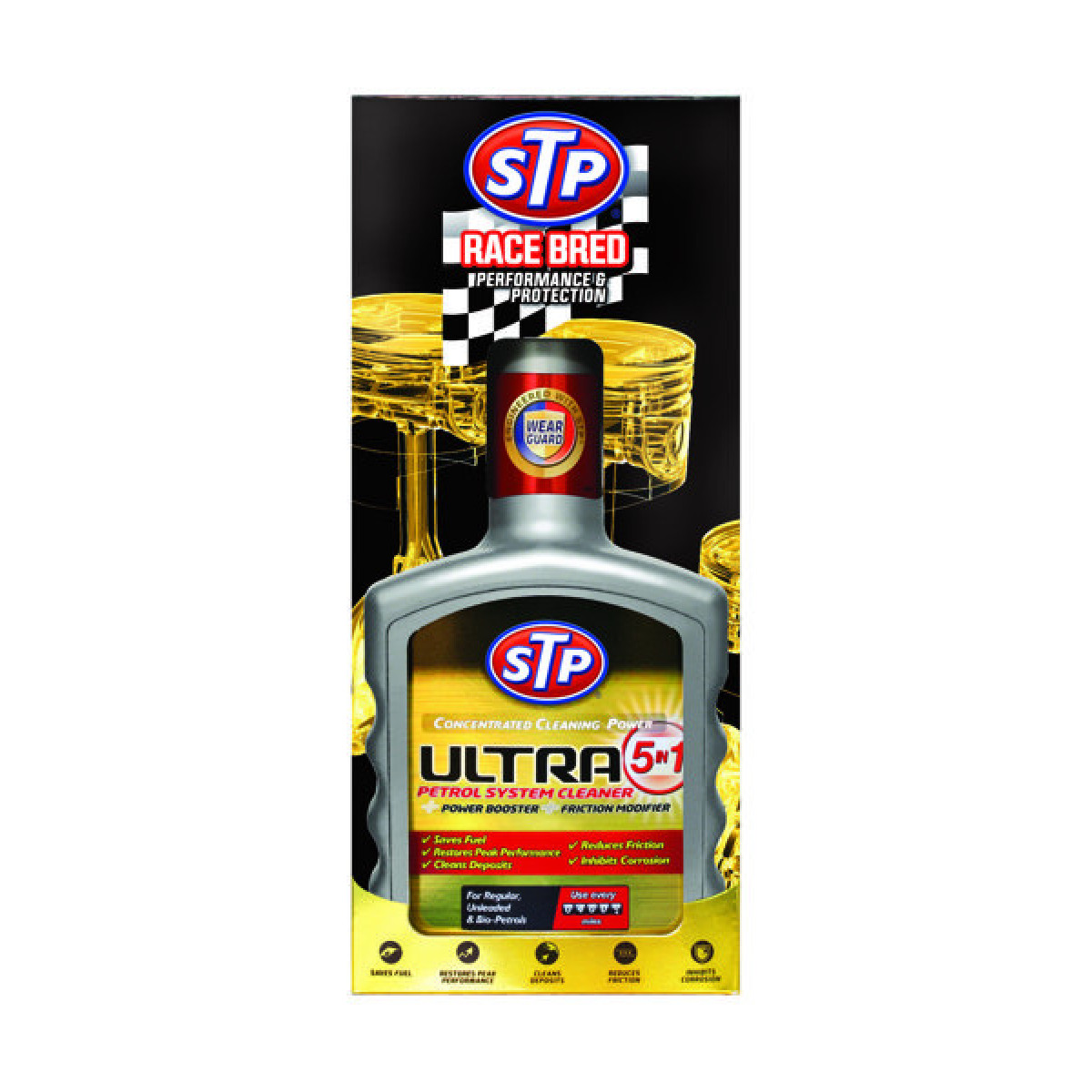 STP Ultra 5in1, Fuel System Cleaner, 400 ml