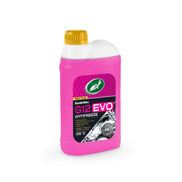 TURTLE WAX Antifreeze G12 EVO -35°C, coolant, 1l