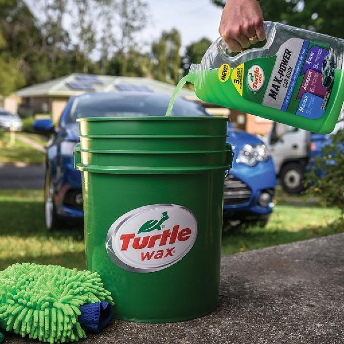 TURTLE WAX Bucket, bucket with grate, 19 L TURTLE WAX Bucket, bucket with grate, 19 L