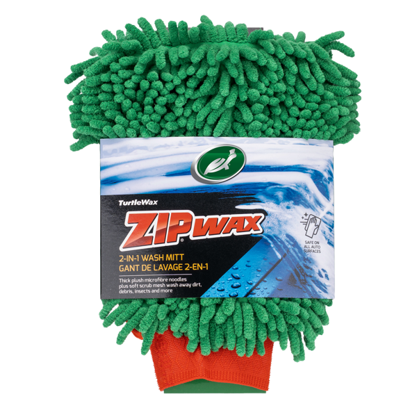 TURTLE WAX Zip Wax, Double-Sided Washing Mitt TURTLE WAX Zip Wax, Double-Sided Washing Mitt