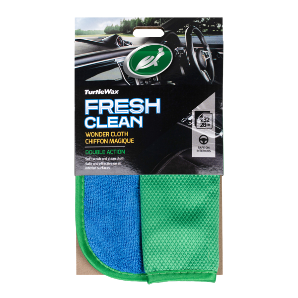 TURTLE WAX Fresh clean, Double-sided cleaning cloth 32 x 28 cm TURTLE WAX Fresh clean, Double-sided cleaning cloth 32 x 28 cm