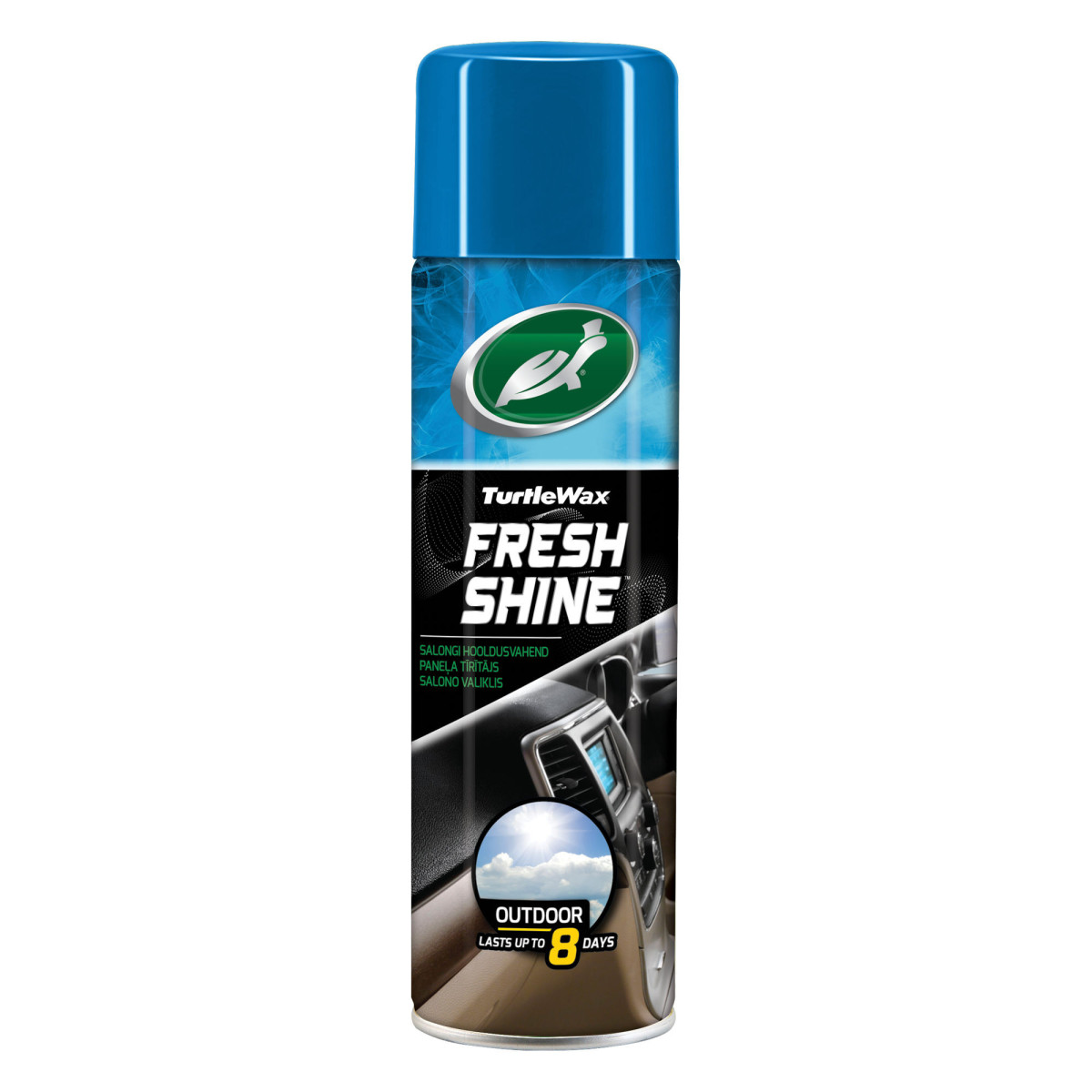 TURTLE WAX Fresh Shine Outdoor, interior plastic polish, 500 ml TURTLE WAX Fresh Shine Outdoor, interior plastic polish, 500 ml