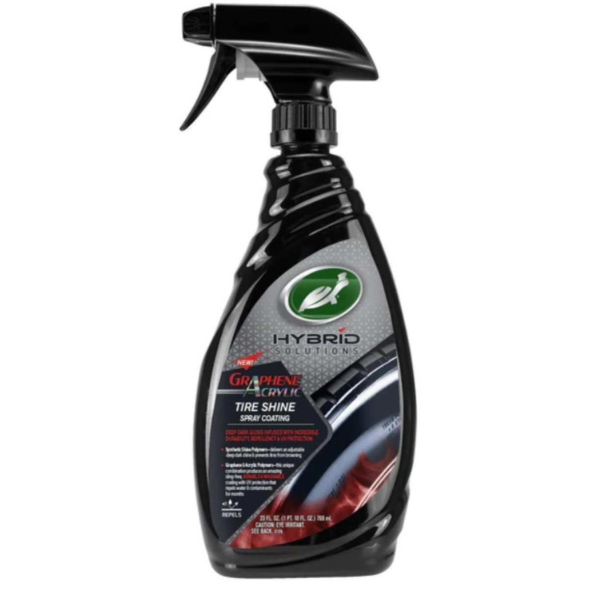 Turtle Wax HS Tyre Shine, tire coating with graphene acrylic, 680 ml