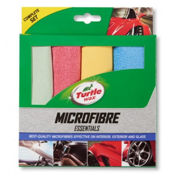 TURTLE WAX Microfiber cloth 4-pack, microfiber cloth set
