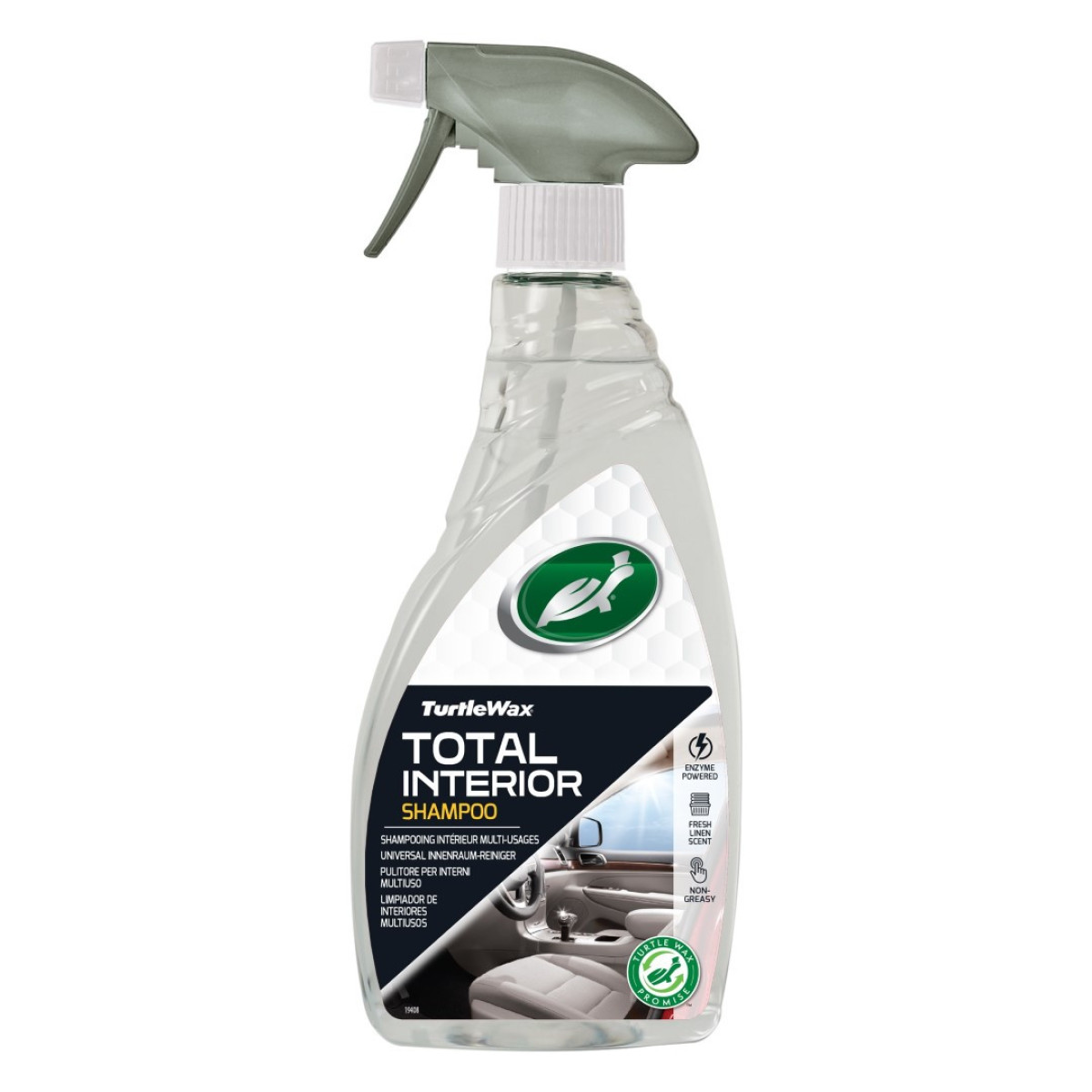 TURTLE WAX Total interior shampoo, interior cleaner, 500 ml