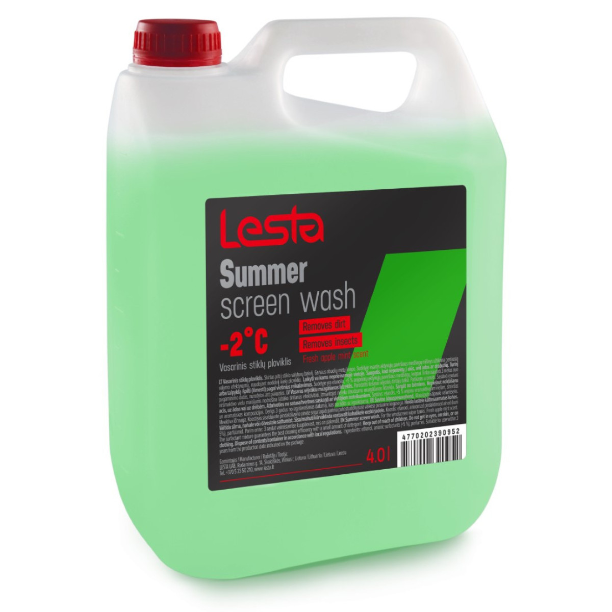 LESTA Windscreen Washer Fluid, 4 L