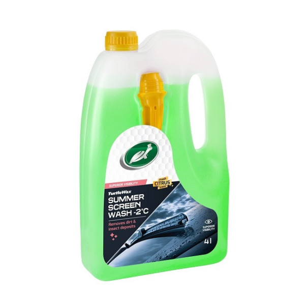 TURTLE WAX Windscreen Washer Fluid -2°C, 4 L