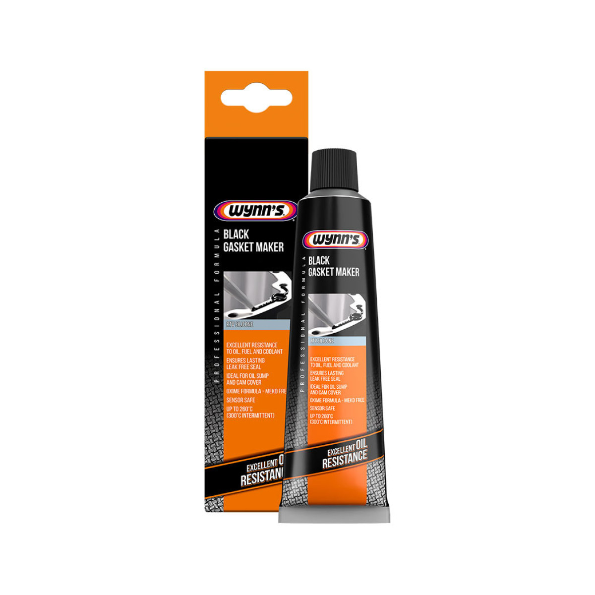 WYNNS Black Gasket Maker, black sealant, 80 ml