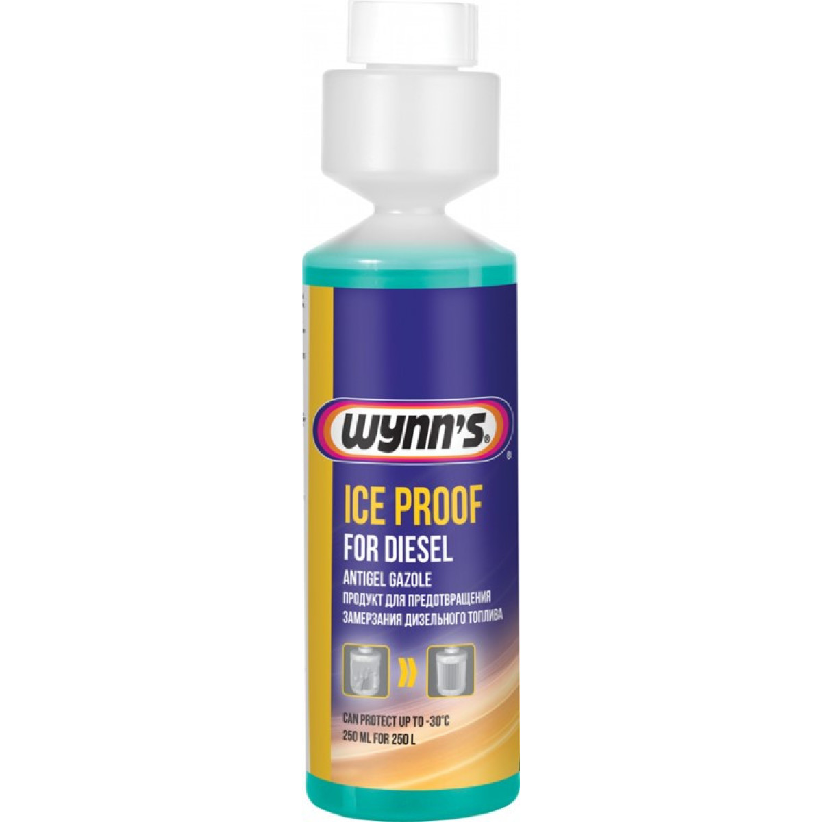 WYNNS Ice Proof For Diesel, diesel additive against crystallization, 250 ml