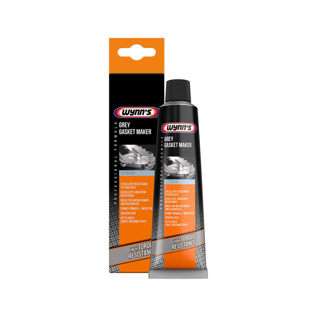 WYNNS Grey Gasket Maker, grey sealant, 80 ml