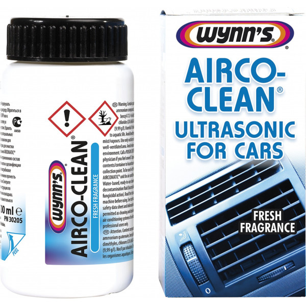 WYNNS Airco-Clean Ultrasonic For Cars, Air Conditioner Ultrasonic Cleaner, 100 ml