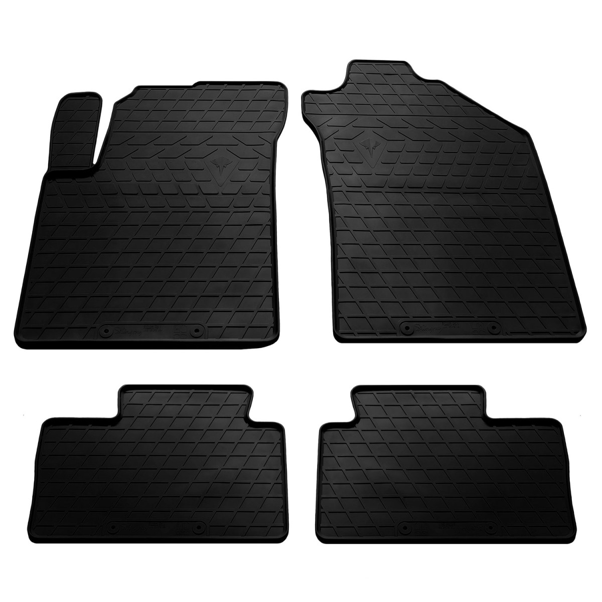 Rubber mats JAC iEV7S 2017-2023 4 pcs / 1055014