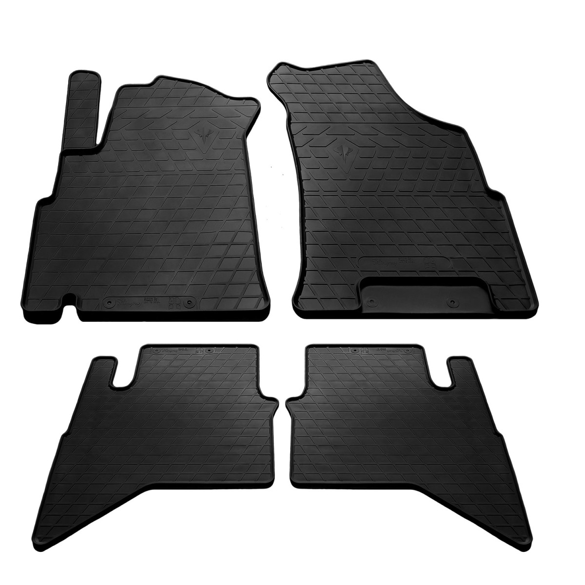 Rubber mats JAC T8 from 2019 4 pcs / 1055024