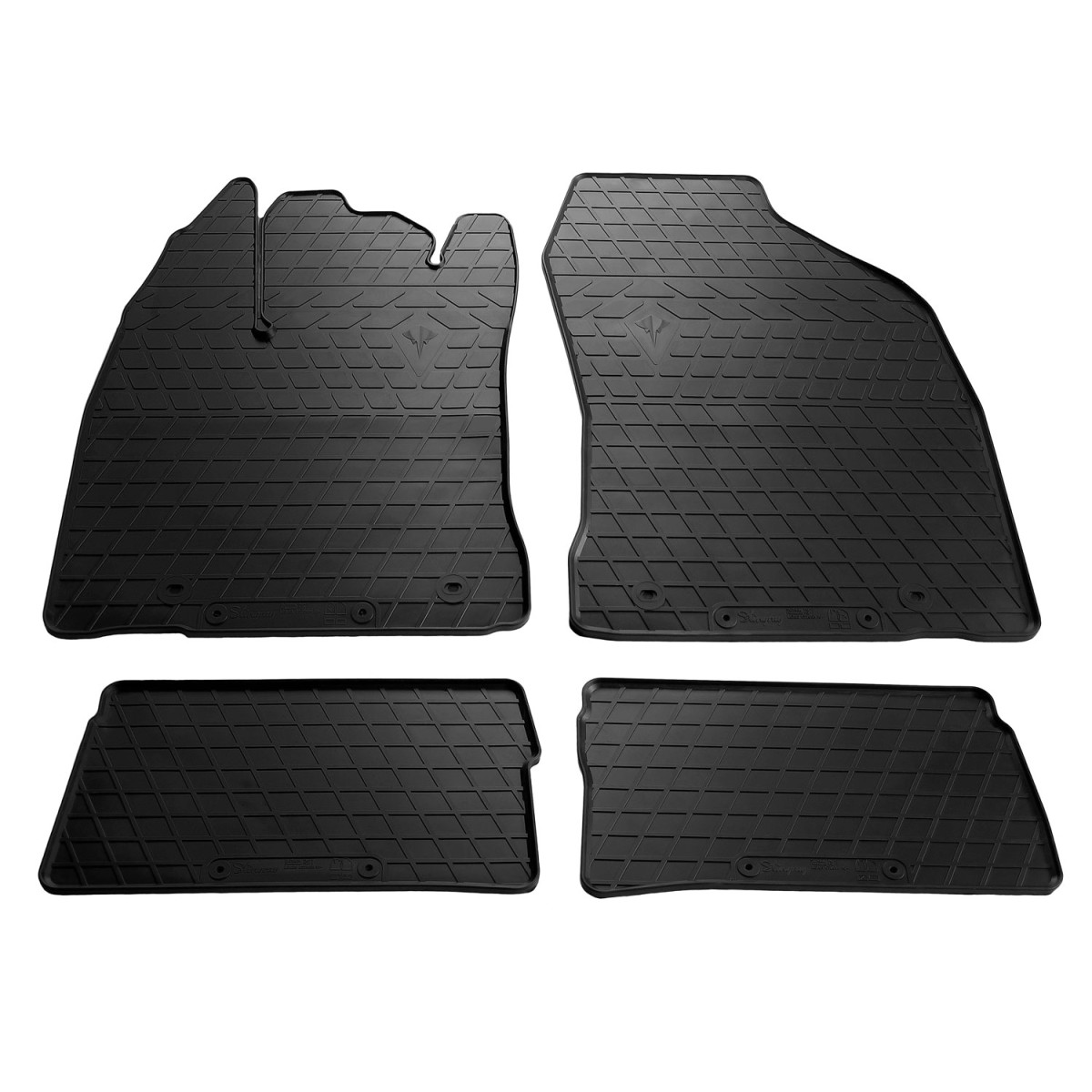 Rubber mats Lexus CT 200h 2010-2017 4 pcs / 1028134