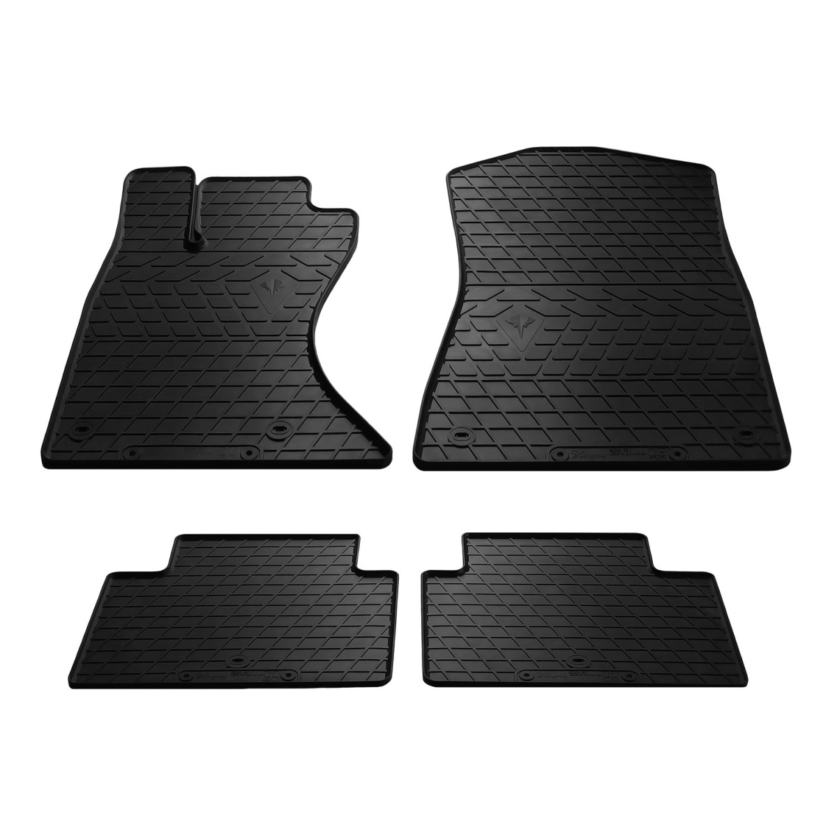 Rubber mats Lexus GS (GSR190) (4WD) 2005-2011 4 pcs / 1028054