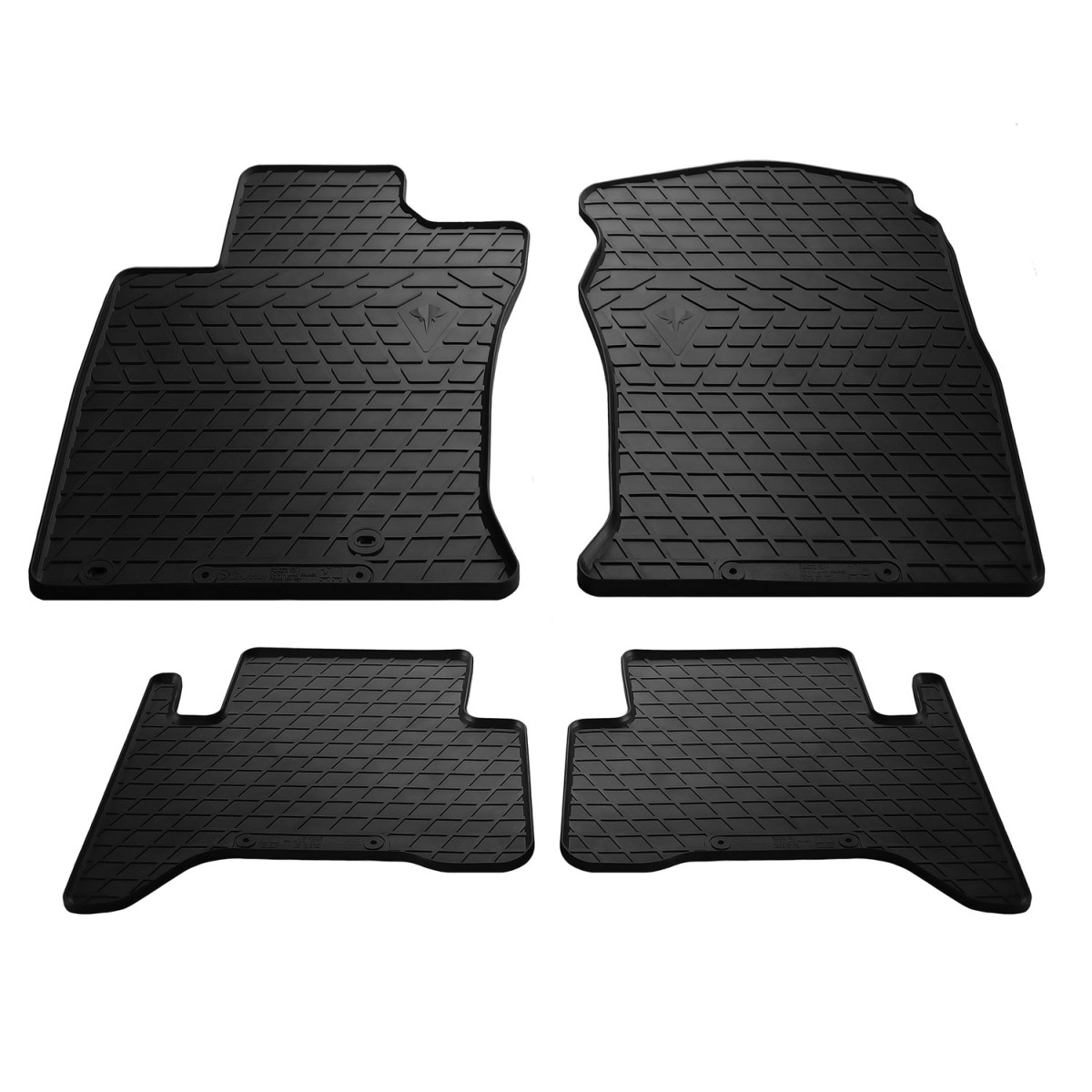 Rubber mats Lexus GX I (UZJ120) 2002-2009 4 pcs / 1022284