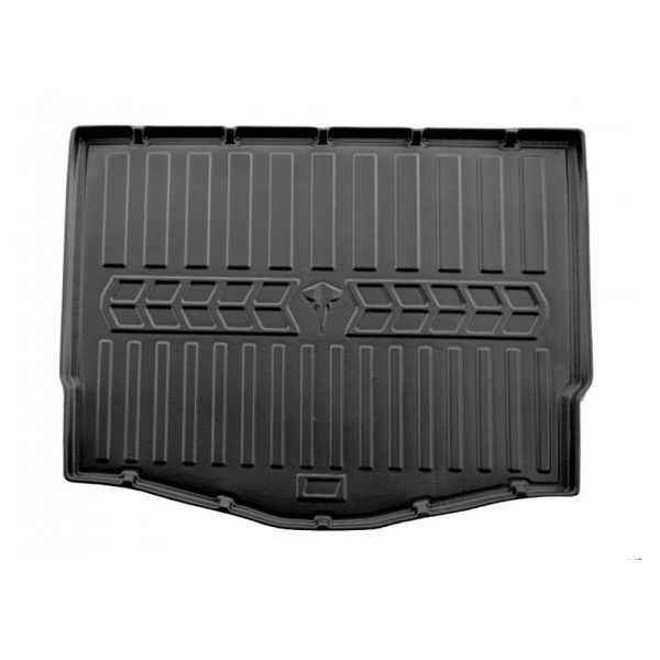 Rubber 3D trunk mat FORD Focus III C346 USA 2011-2018 (hatchback/smal spar wheel) / 6007171 / higher edges