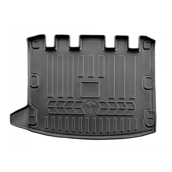 Rubber 3D trunk mat DACIA Jogger from 2022 (7 seats) / 6004011 / higher edges
