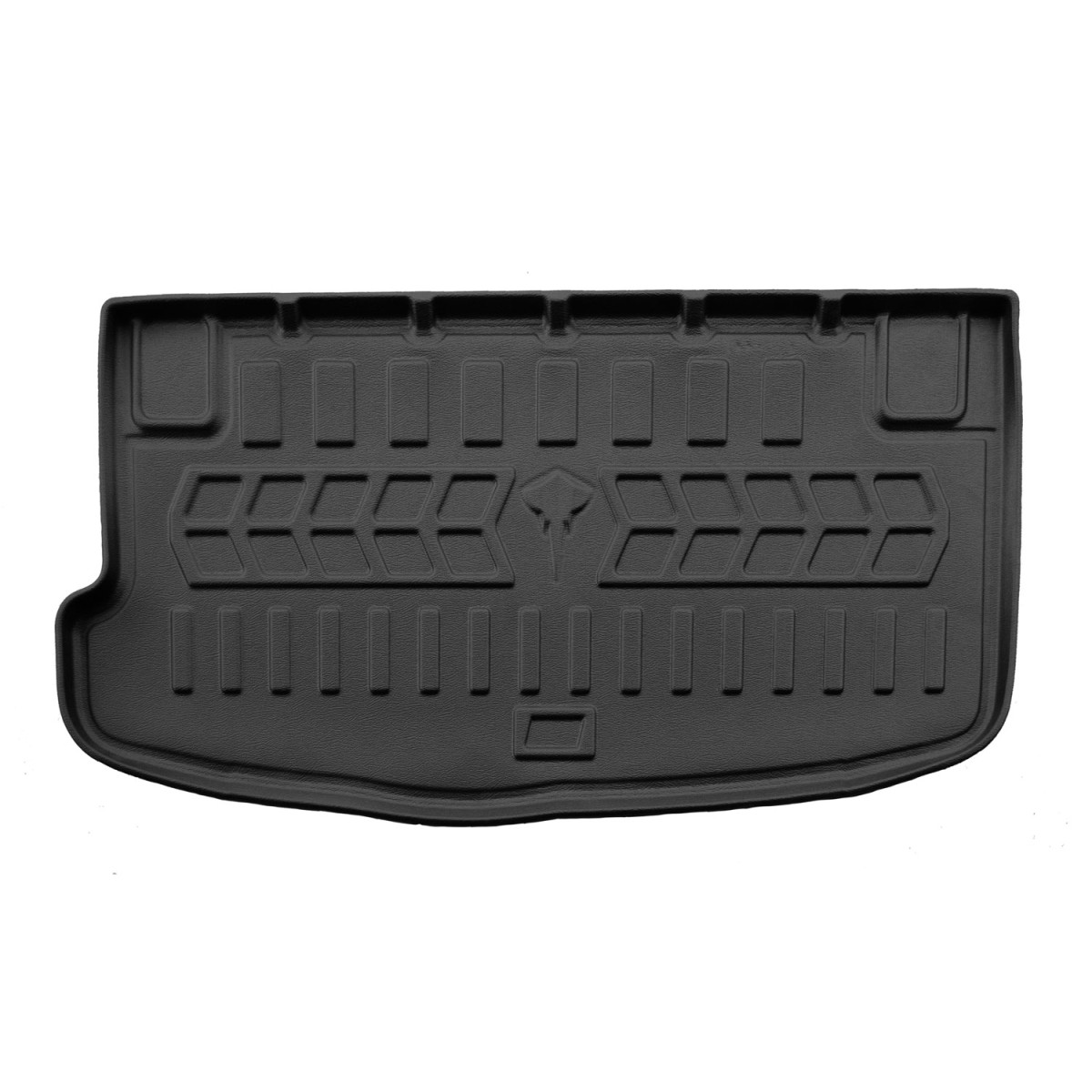 Rubber trunk mat HYUNDAI i10 PA 2007-2013 (bottom part / su orig. krepšiu)