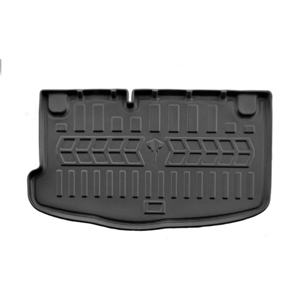 Rubber trunk mat HYUNDAI i10 PA 2007-2013 (be orig. krepšio)