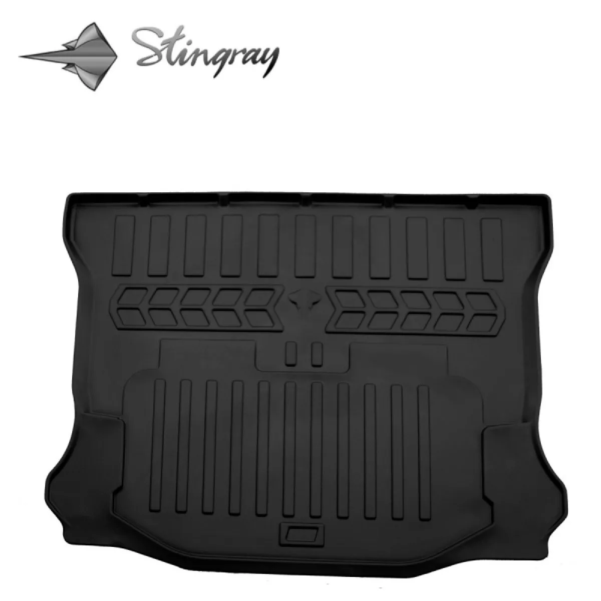 Rubber trunk mat JEEP Wrangler JK 5 2007-2018 (5 doors) Rubber trunk mat JEEP Wrangler JK 5 2007-2018 (5 doors)