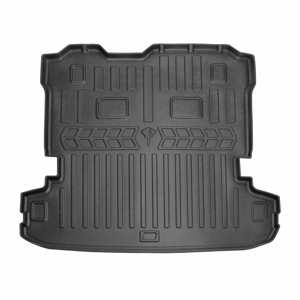 Rubber trunk mat MITSUBISHI Pajero Wagon IV V80 2006-2021 (5 of 7 seats used)