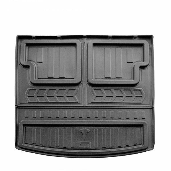 Rubber trunk mat VOLKSWAGEN Tiguan II Allspace from 2016 (5 of 7 seats used / USA)
