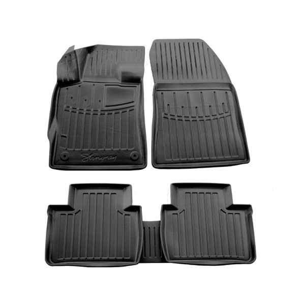 Rubber 3D mats PEUGEOT 408 P54 crossover from 2022 5 pc. / black / 5016185 / higher edges