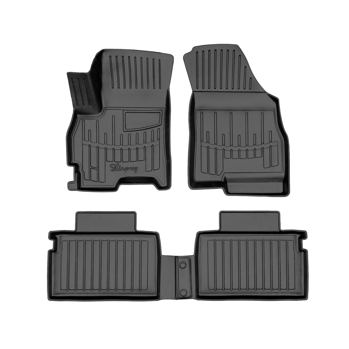 Rubber mats Chery Tiggo 4 (5x) (Petrol) from 2017