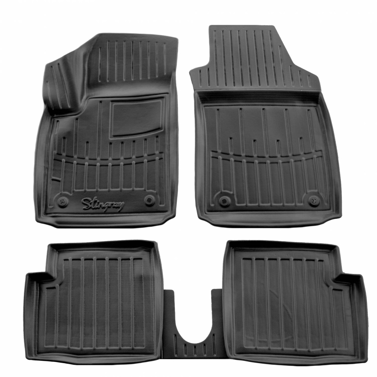Rubber mats FIAT 500 2007-2024