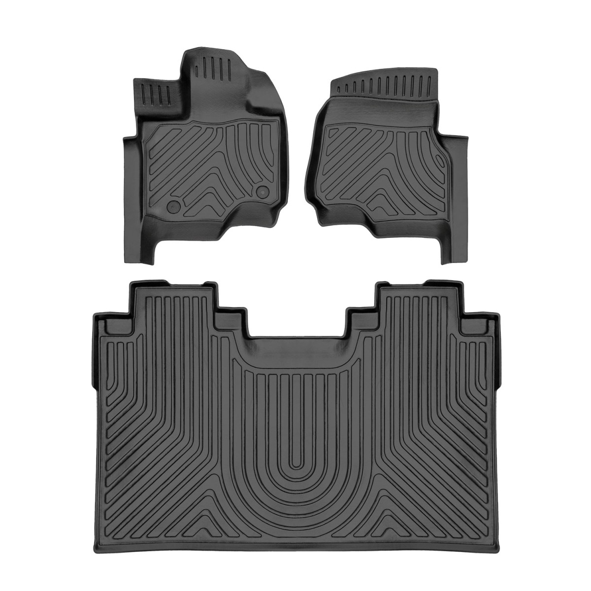 Rubber mats Ford F-150 Lightning from 2022 (without rear organizer)