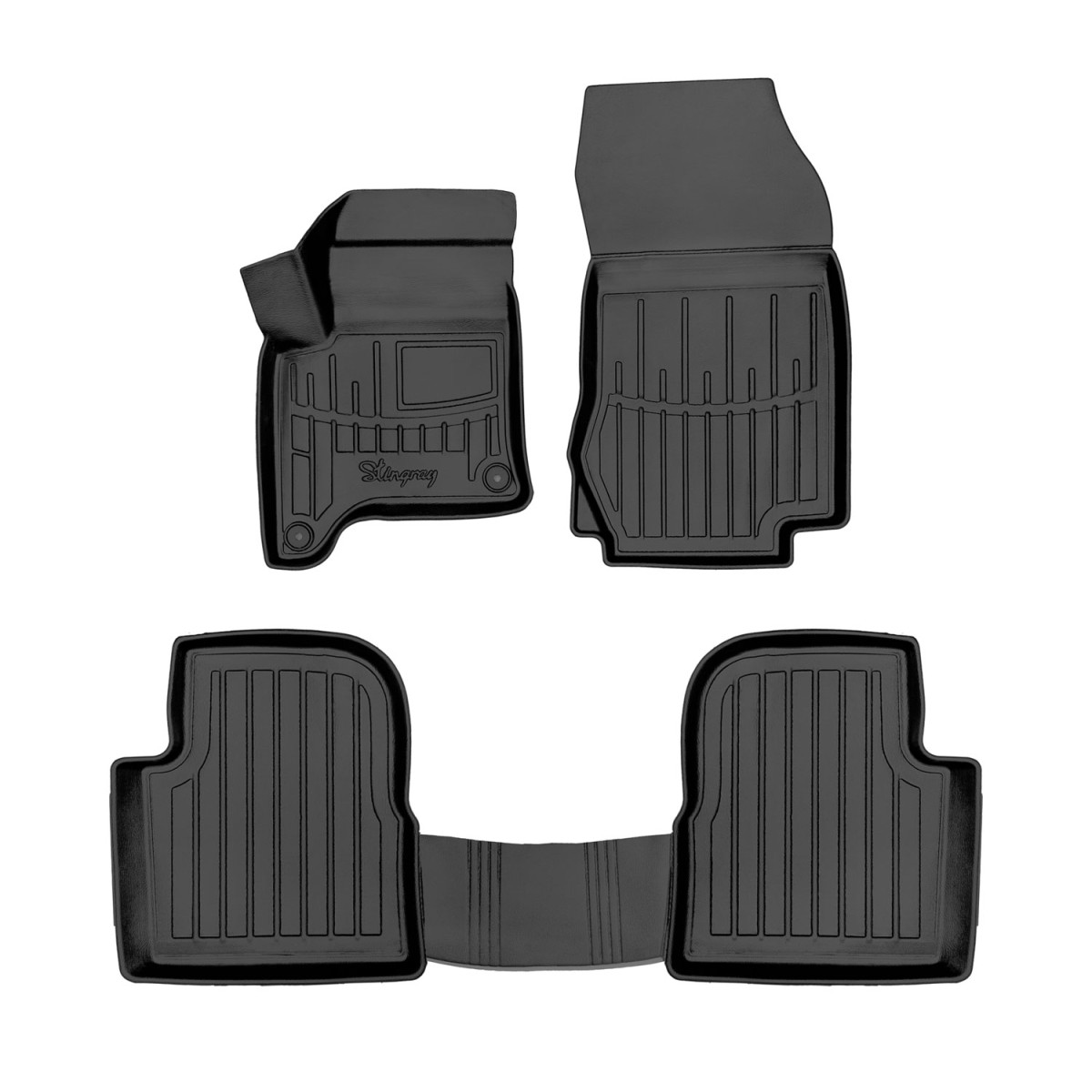 Rubber mats Peugeot 2008 II (Hybrid) from 2023