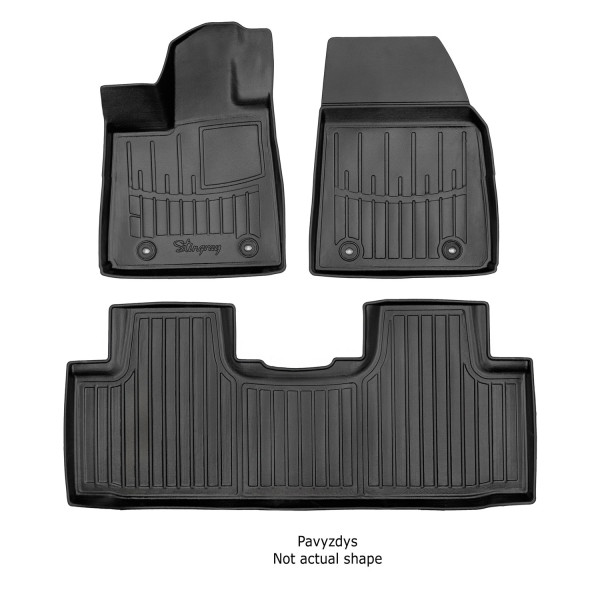 Rubber mats Toyota C-HR Plus EV from 2025 Rubber mats Toyota C-HR Plus EV from 2025