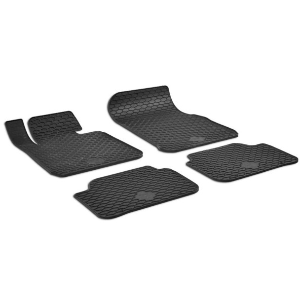 Rubber mats BMW X2 (F39, including Hybrid, FL clips) 2017-2023,