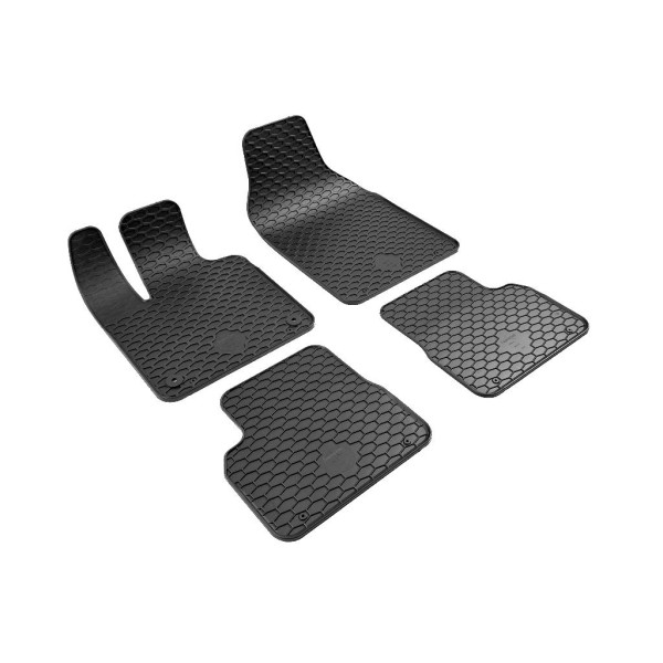 Rubber mats Fiat 500E (from 2020), 4pc,