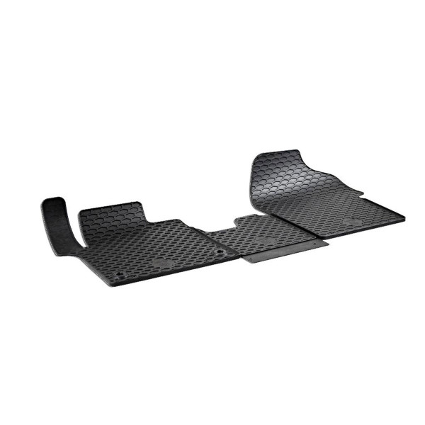 Rubber mats Fiat Scudo (Oval clips) from 2022,