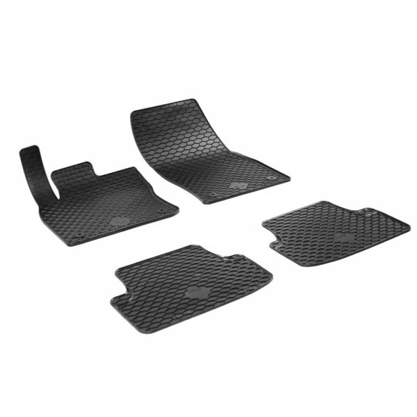 Rubber mats SKODA KAROQ from 2017 4 pcs/ P221103 / black