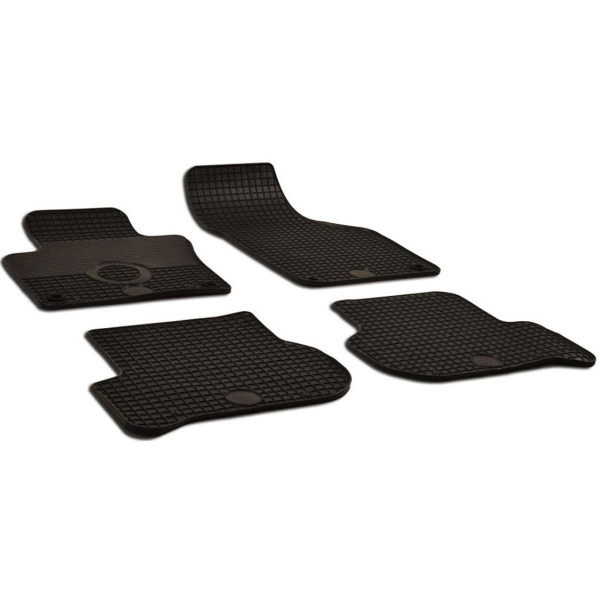 Rubber mats Volkswagen Golf Plus (Round clips) 2004-2014,