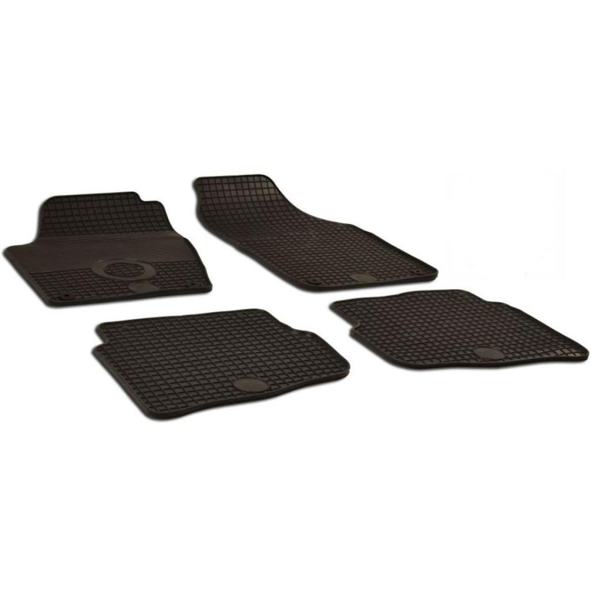 Rubber mats Volkswagen Polo (Oval clips) 2001-2009,