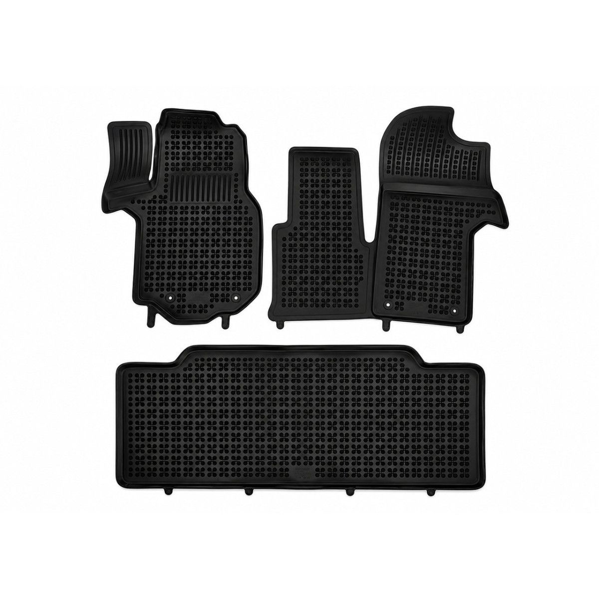 Rubber mats Volkswagen Crafter II from 2016 (2 rows)
