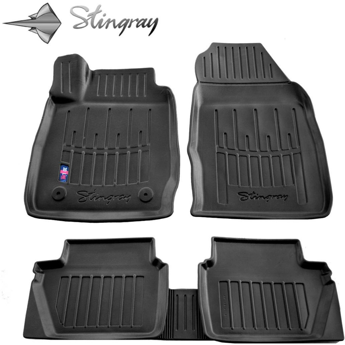 Rubber mats FORD Fiesta 2008-2017 Rubber mats FORD Fiesta 2008-2017