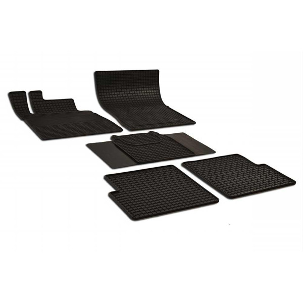 Rubber mats MB W463 G-class LONG 1990-2018 5 pcs / 212272 / black