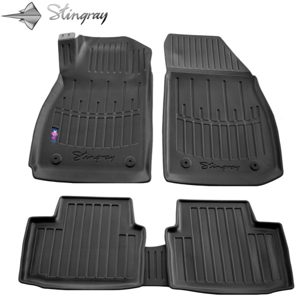 Rubber 3D mats OPEL Insignia A 2008-2017, 5 pcs / black / 5015065 / higher edges