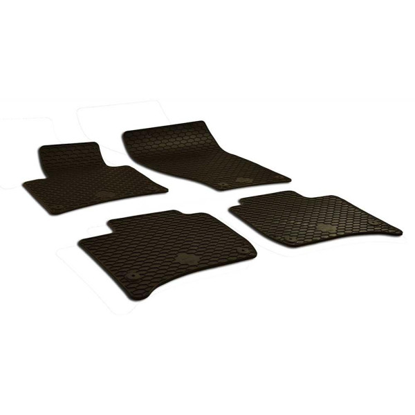 Rubber mats PORSCHE Cayenne 2010-2017 4 pcs / 218564 / black