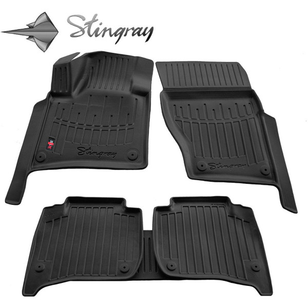 Rubber mats VOLKSWAGEN Touareg II 7P 2010-2018