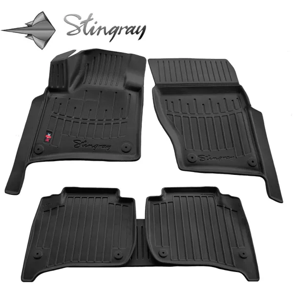 Rubber mats VOLKSWAGEN Touareg II 7P 2010-2018