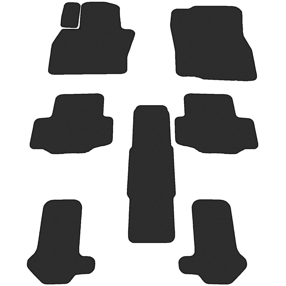 Fabric mats Mazda CX-80, 6 seats from 2024.
