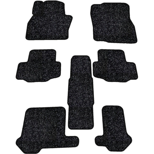 Fabric mats for Mazda CX-80, 7 seats from 2024.