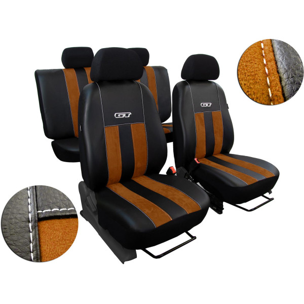 Universal “GT” seat covers (eco leather with Alcantara)