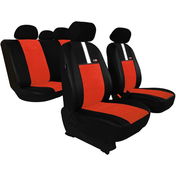 Universal "GT8" seat covers (eco leather, alcantara)